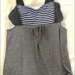 LULULEMON Blue & Grey Yoga Tank Size 2